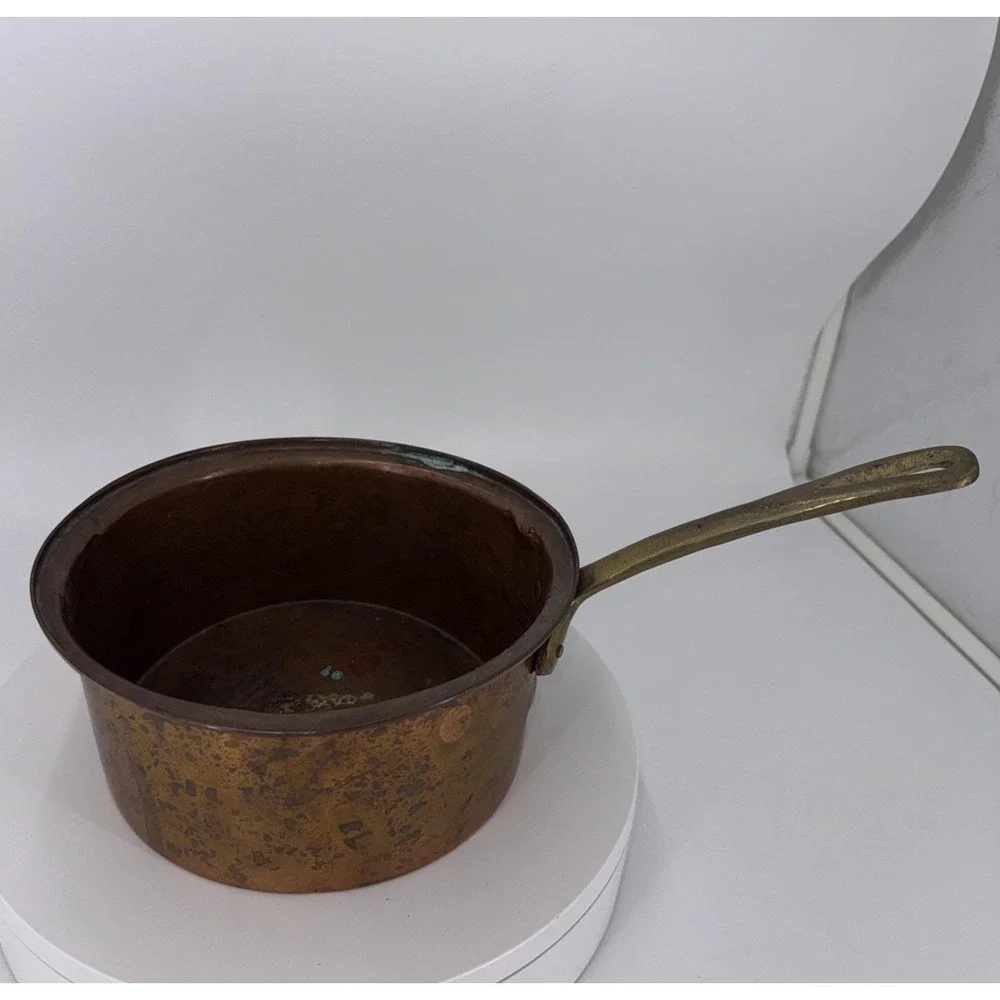 Vintage Copper Saucepan Pot Handmade In Turkey-National‎ Coper Collection